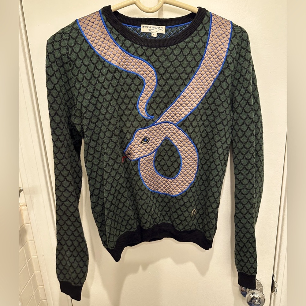 Opening Ceremony snake sweater size small